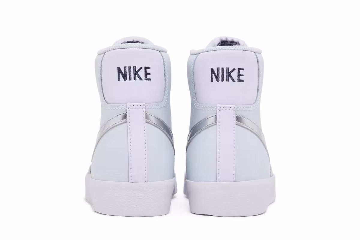 Nike Blazer Mid Platinum Grape Metallic Silver, view 7