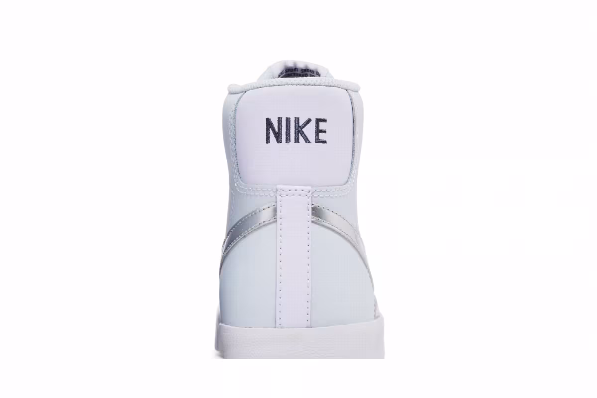 Nike Blazer Mid Platinum Grape Metallic Silver, view 8