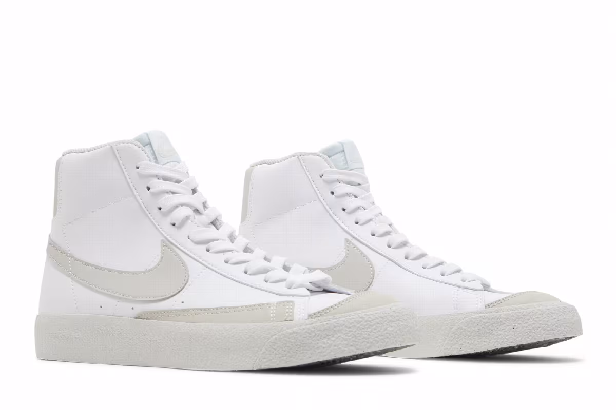 Nike Blazer Mid White Light Bone, view 9