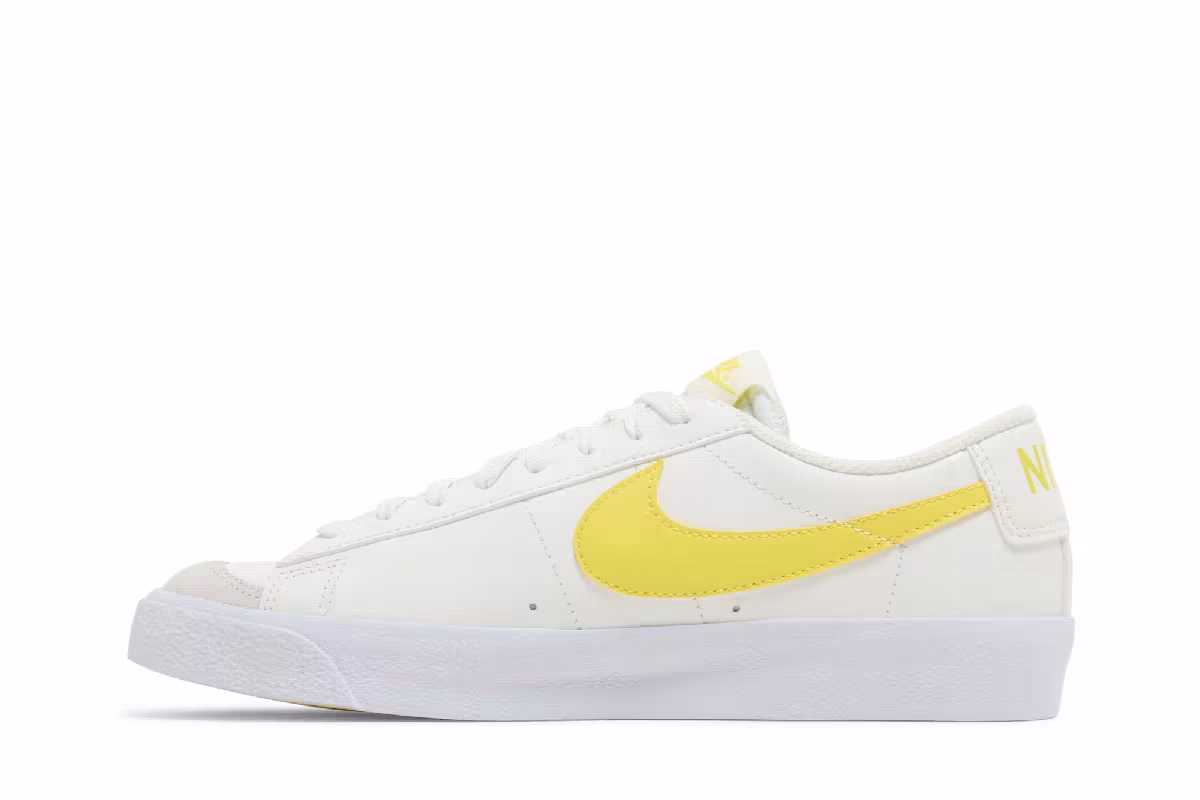 Nike Blazer Low White Opti Yellow, view 4
