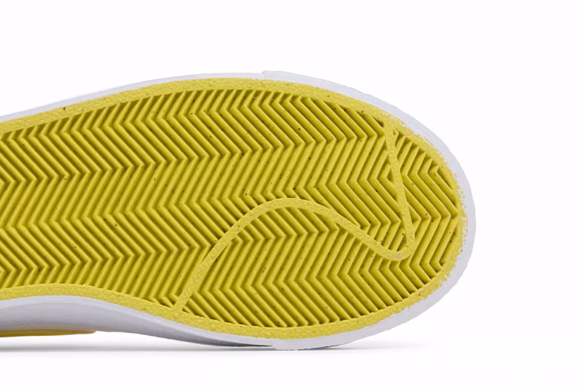 Nike Blazer Low White Opti Yellow, view 6