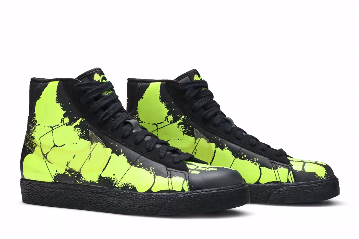 Nike Blazer Mid GS Glow in the Dark, view 9