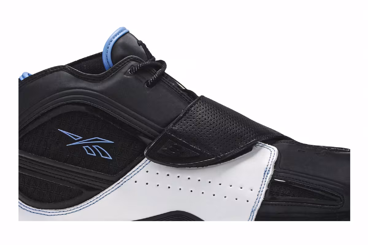 Reebok Answer 11 Black White, view 3