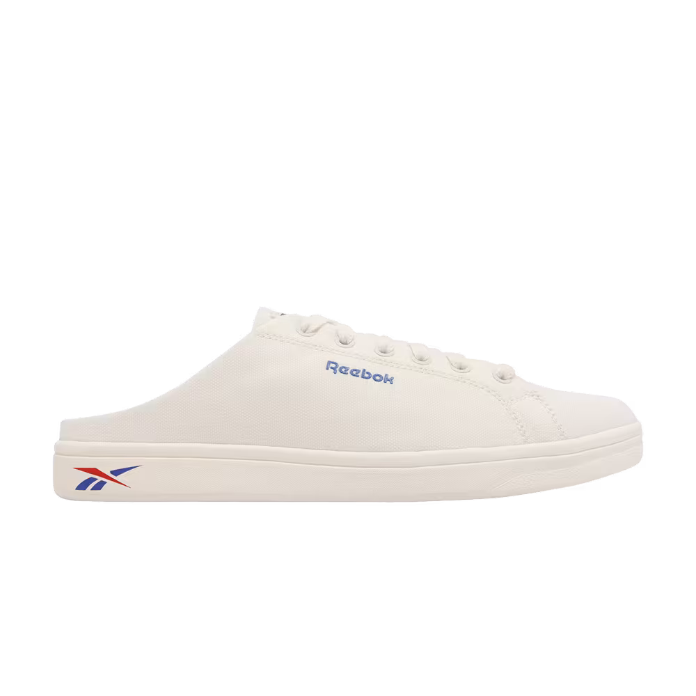 Reebok Court Series 1 Mule Chalk Vector Blue Red