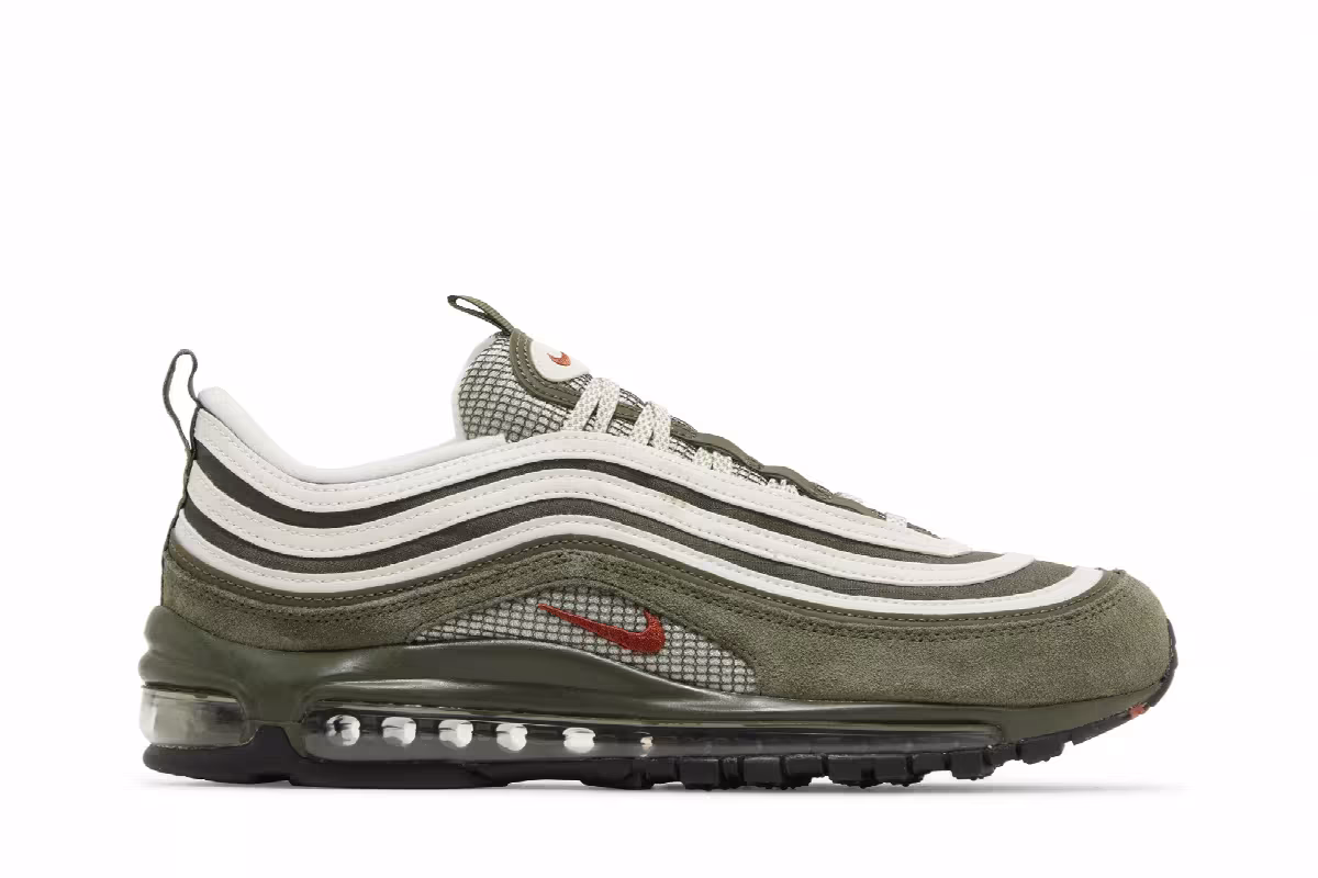 Nike Air Max 97 Cargo Khaki Rugged Orange, view 2