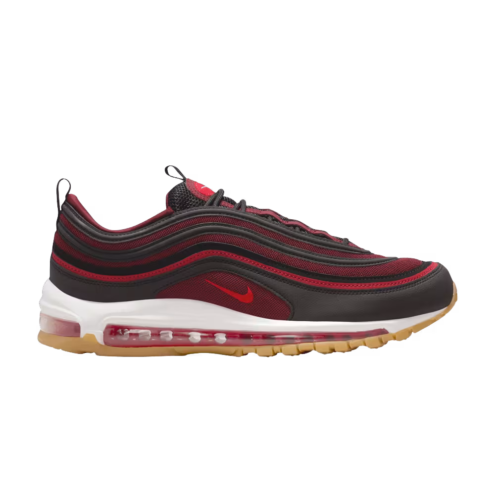 Nike Air Max 97 Black Team Scarlet