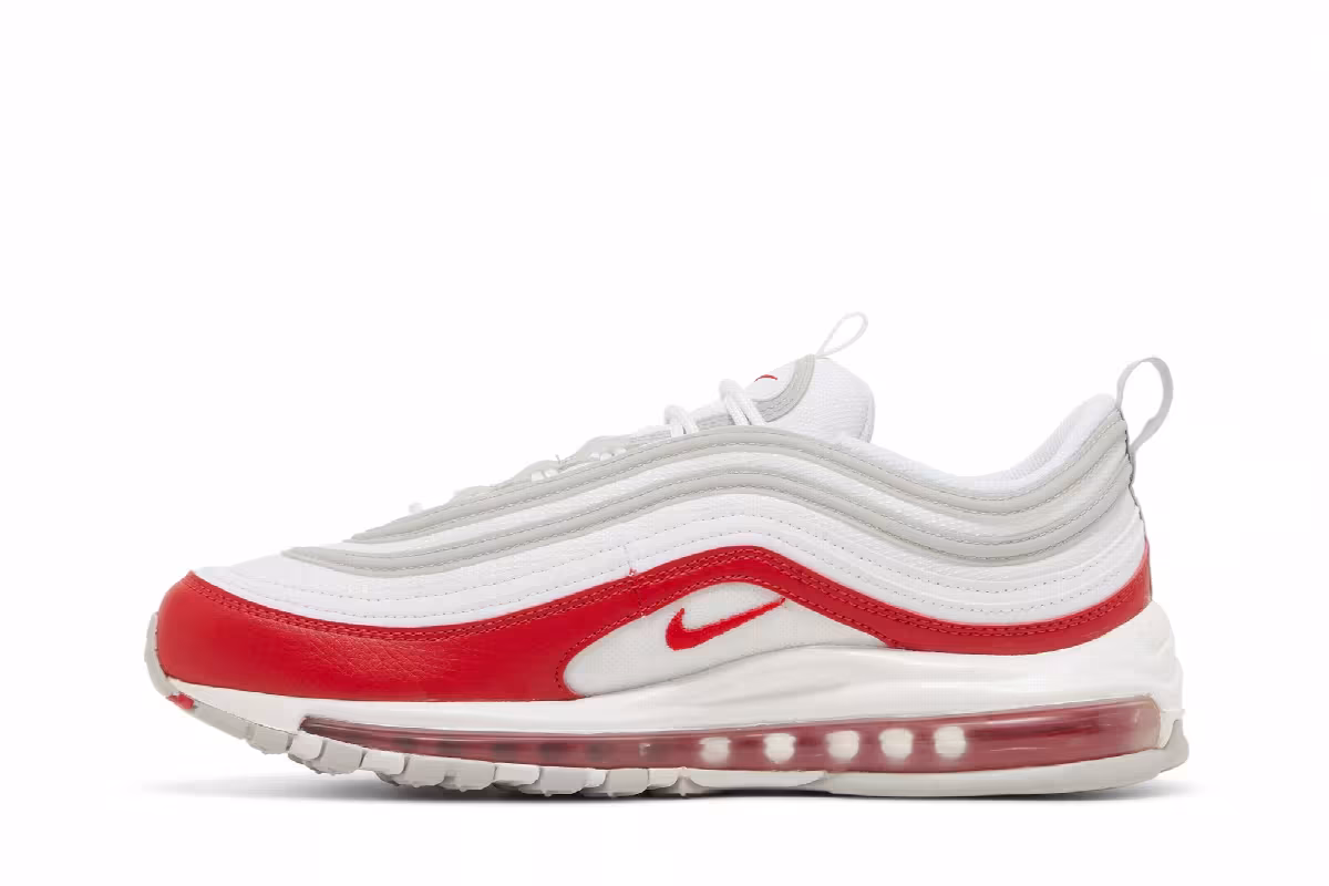 Nike Air Max 97 White University Red, view 4