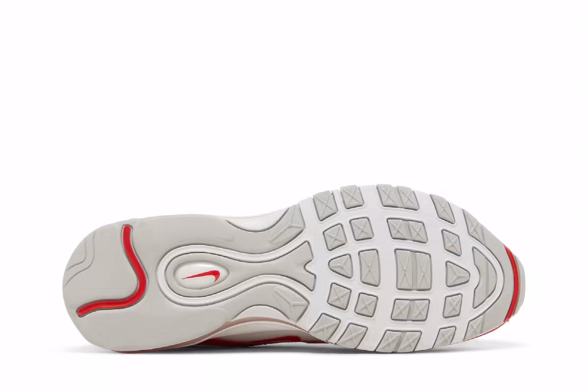 Nike Air Max 97 White University Red, view 5