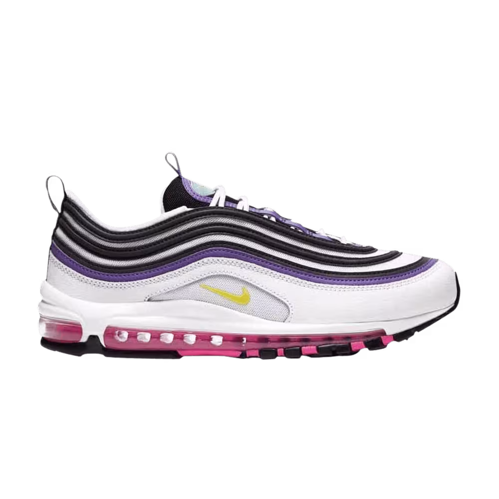 Nike Air Max 97 White Dynamic Yellow Violet