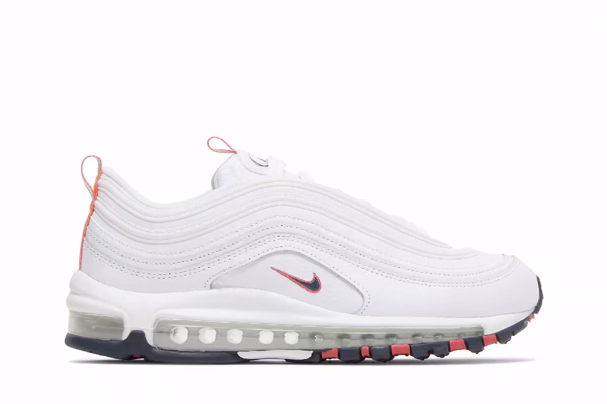 Nike Women's Air Max 97 White Multi, view 2