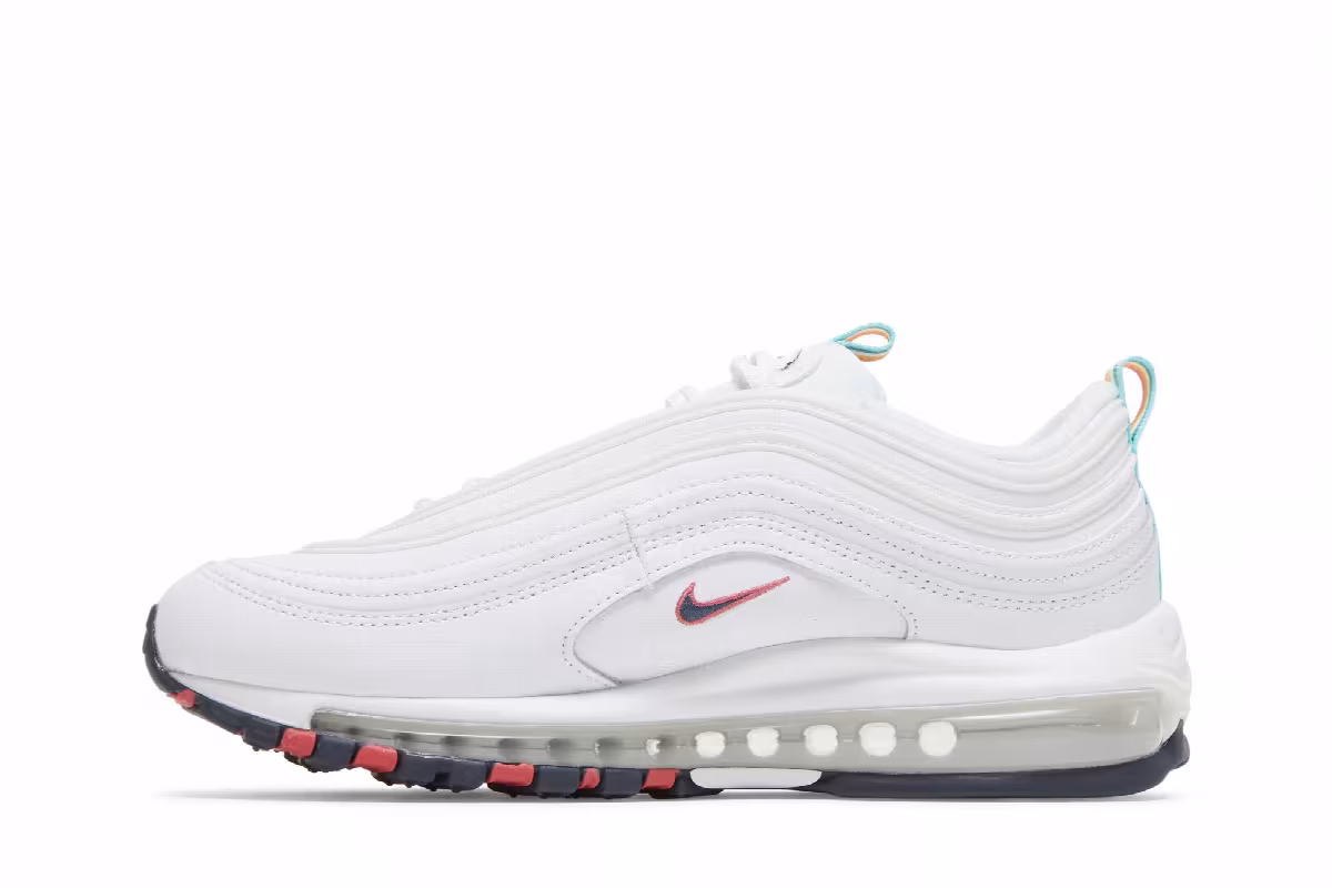 Nike Women's Air Max 97 White Multi, view 4