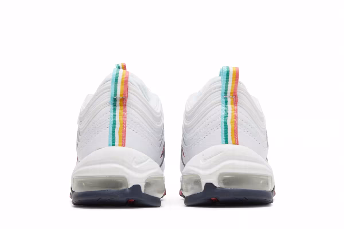 Nike Women's Air Max 97 White Multi, view 7