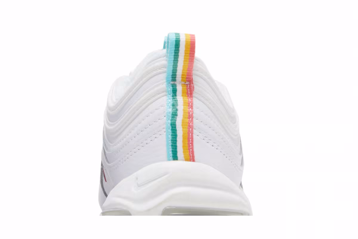 Nike Women's Air Max 97 White Multi, view 8