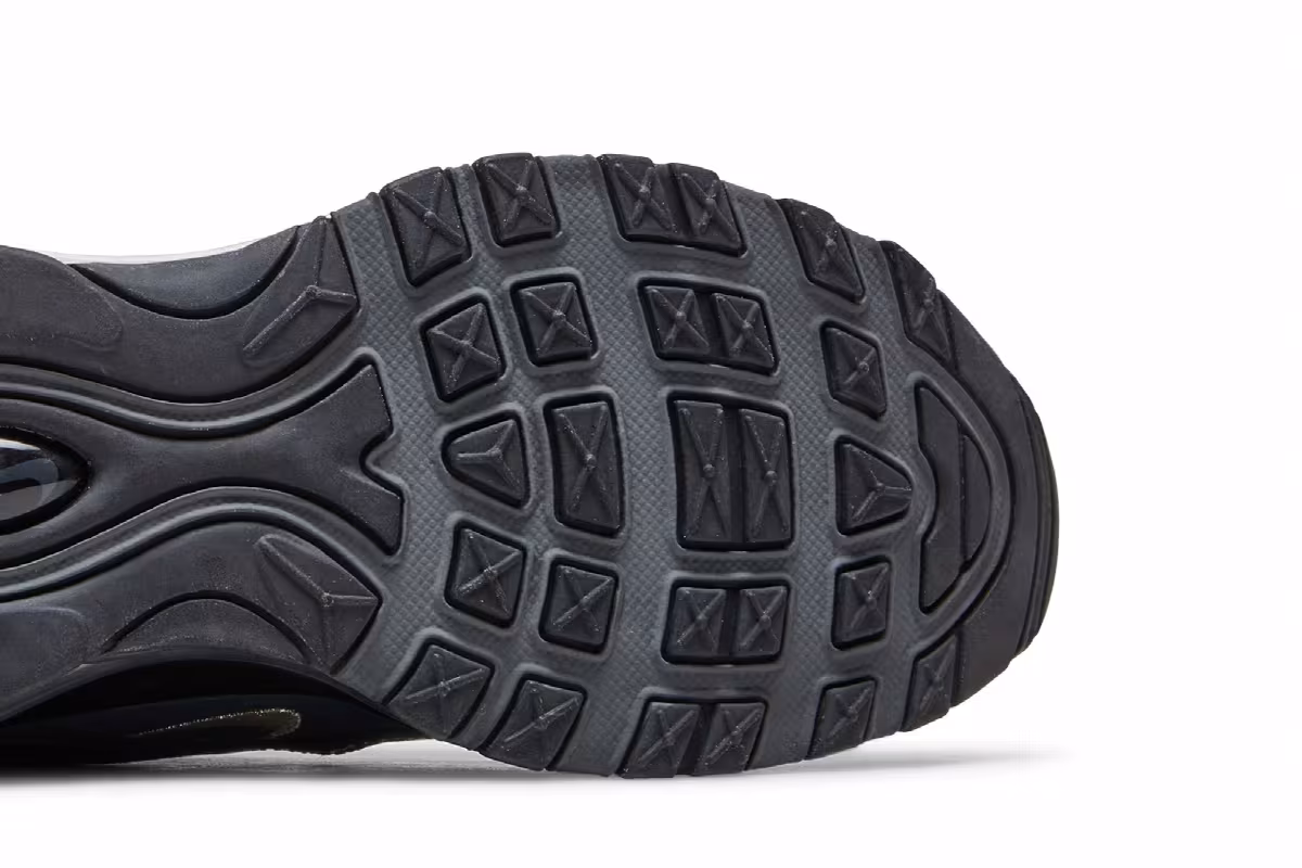 Nike Women's Air Max 97 Black Metallic Pewter, view 6