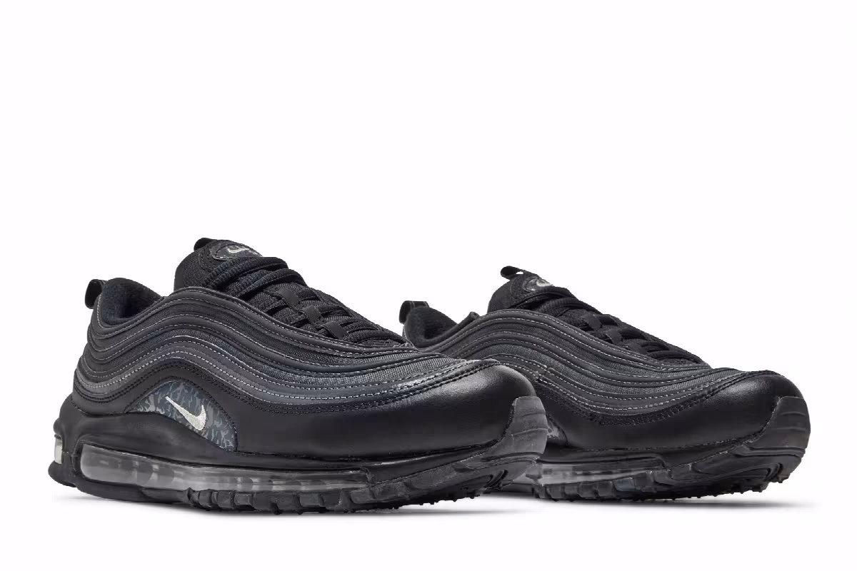 Nike Women's Air Max 97 Black Metallic Pewter, view 9