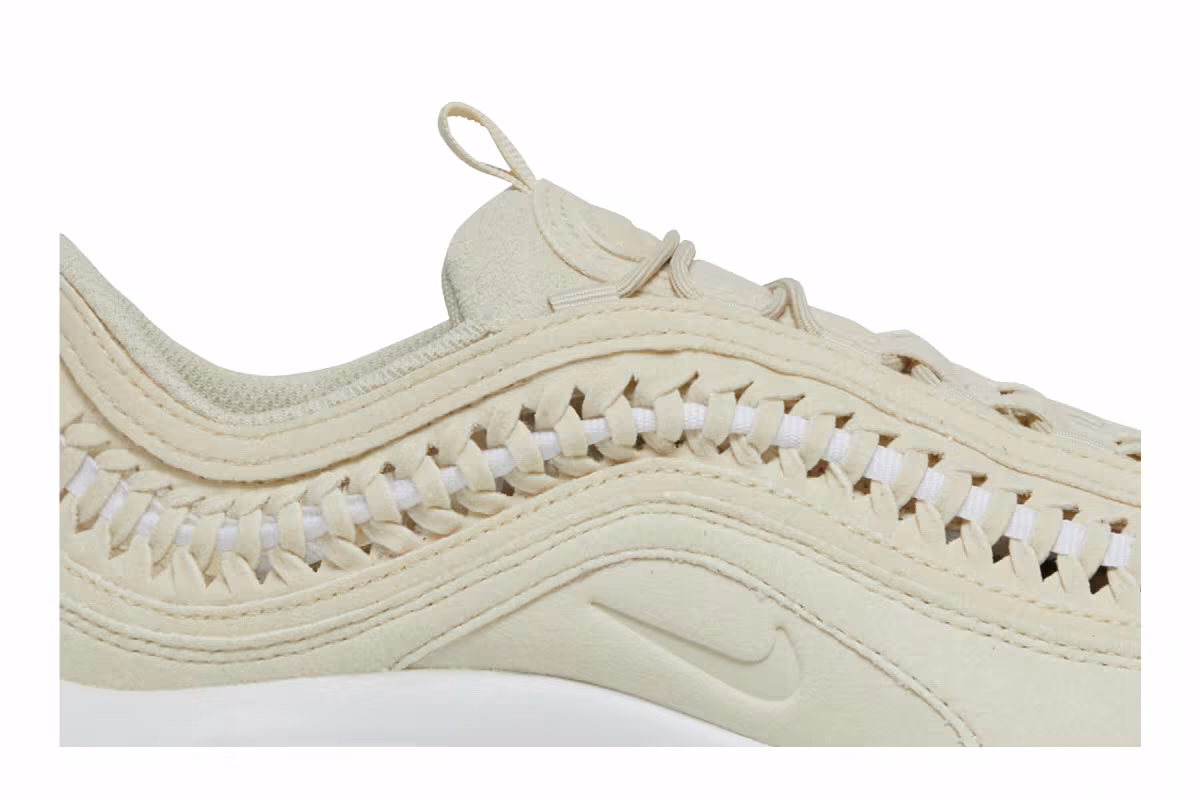 Nike Women's Air Max 97 LX Woven Fossil, view 3