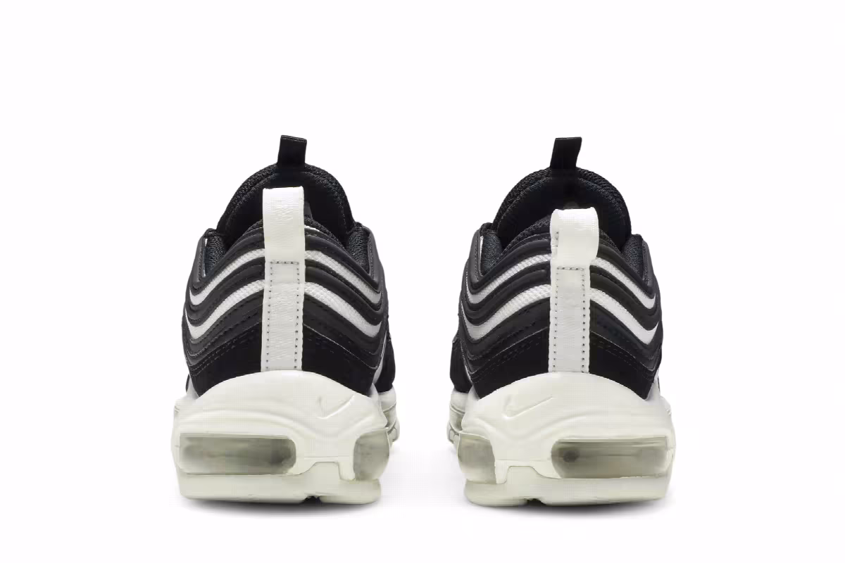 Nike Women's Air Max 97 Black Platinum, view 7
