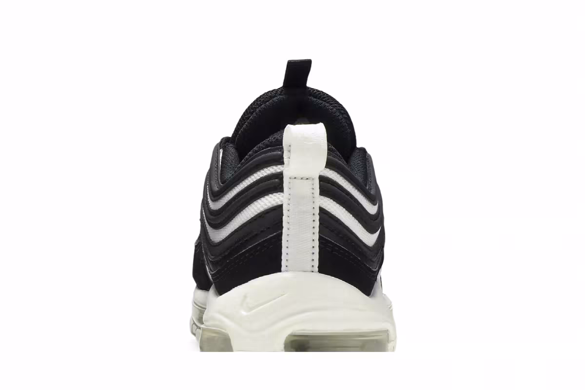 Nike Women's Air Max 97 Black Platinum, view 8