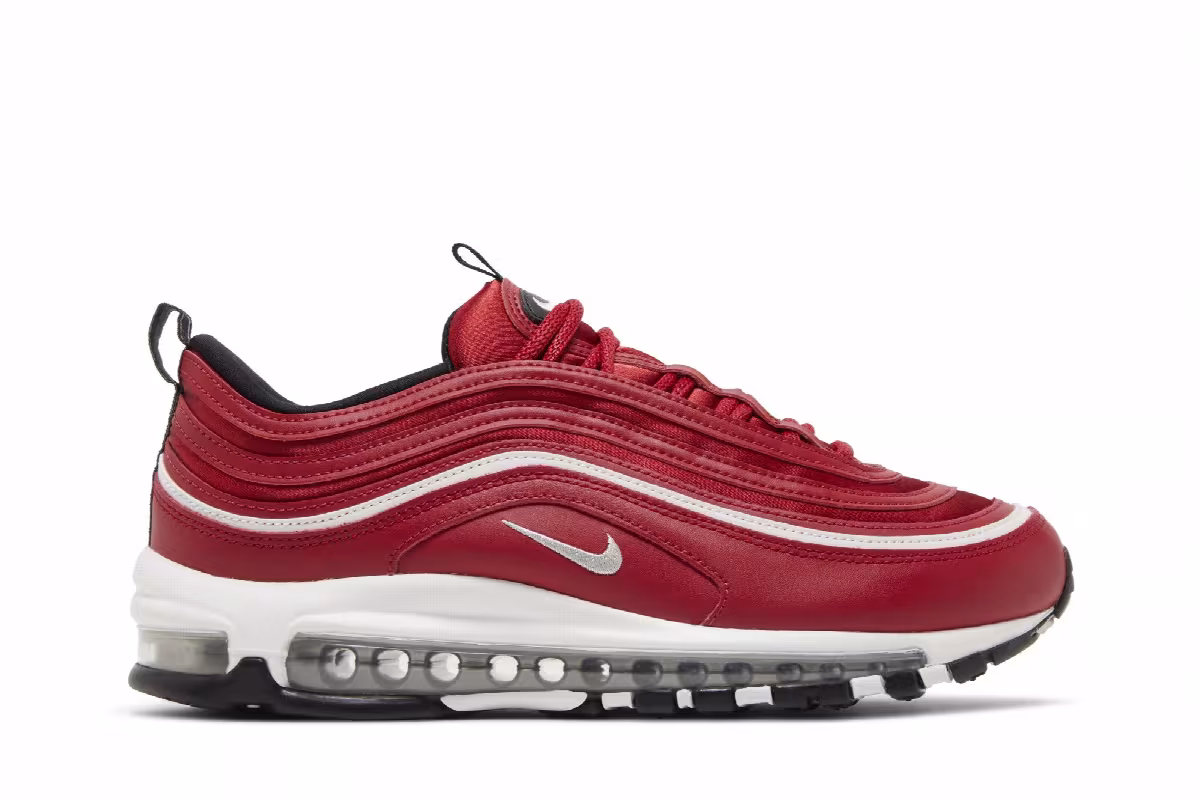 Nike Women's Air Max 97 Red Satin, view 2