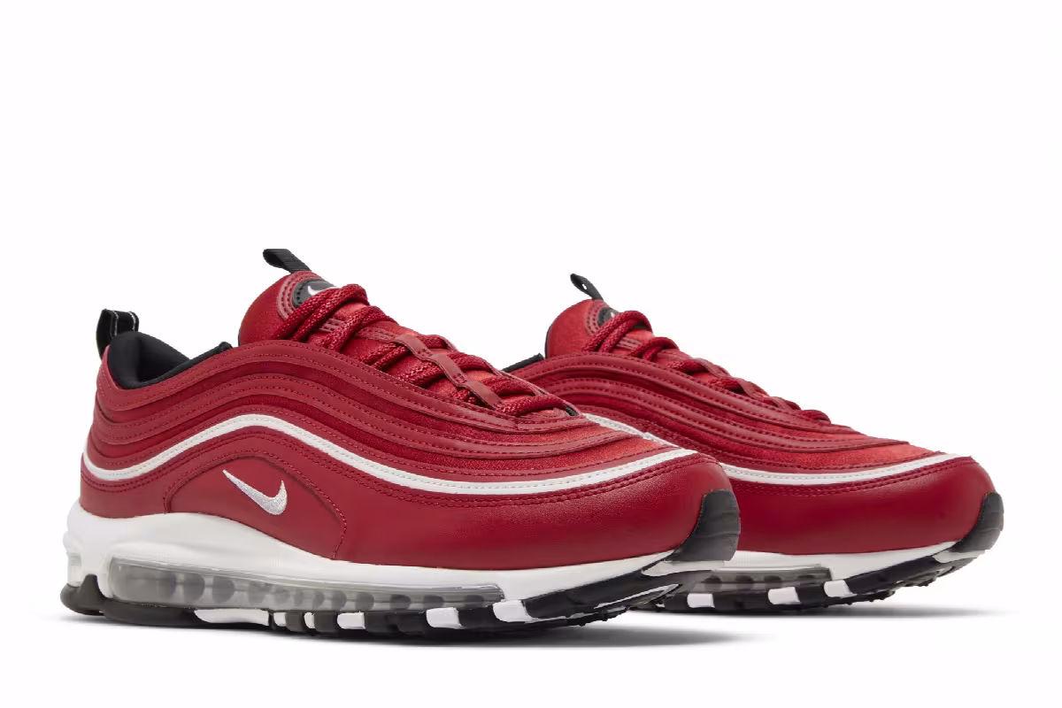 Nike Women's Air Max 97 Red Satin, view 9