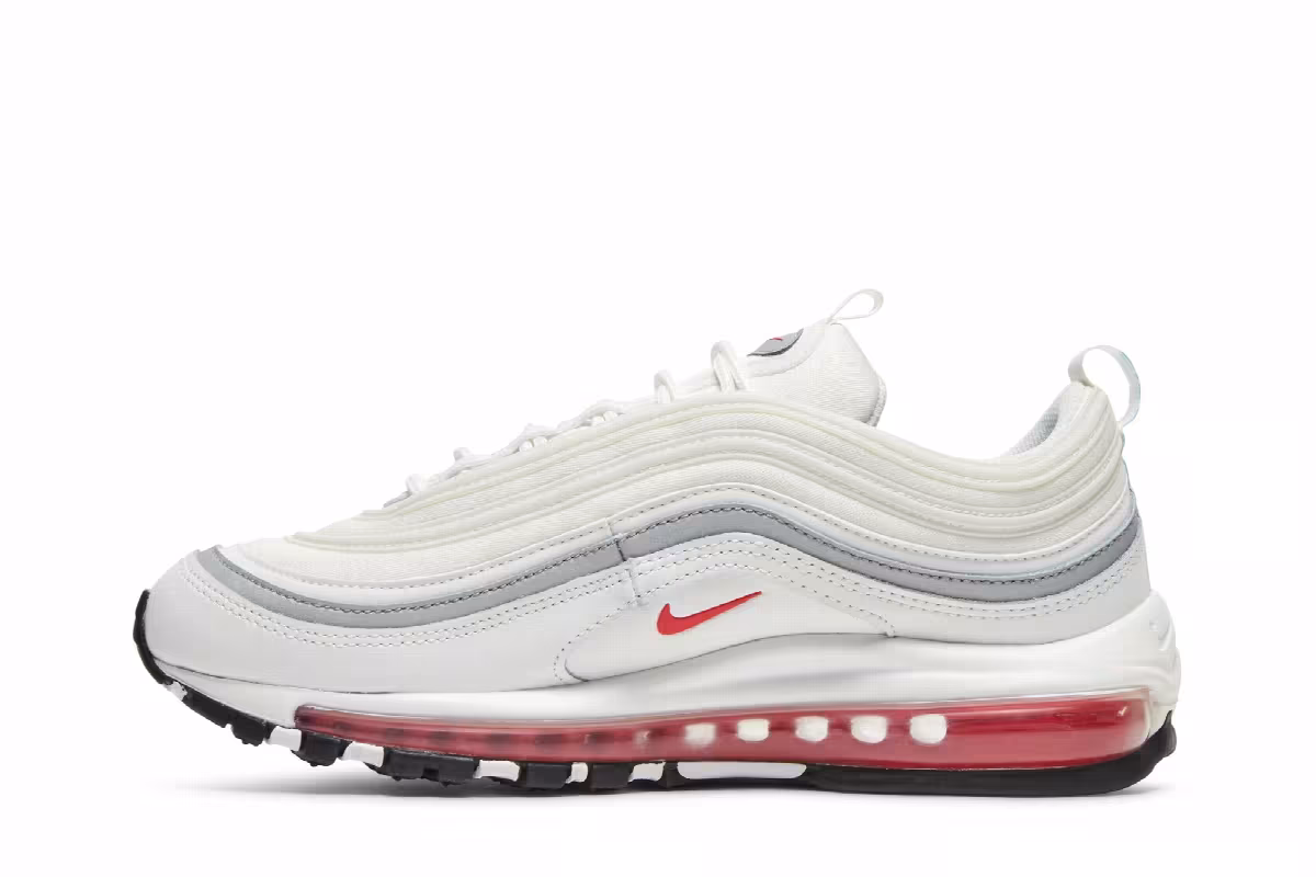 Nike Women's Air Max 97 White Siren Red, view 4