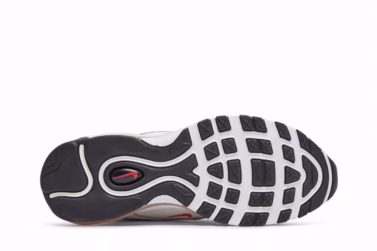 Nike Women's Air Max 97 White Siren Red, view 5
