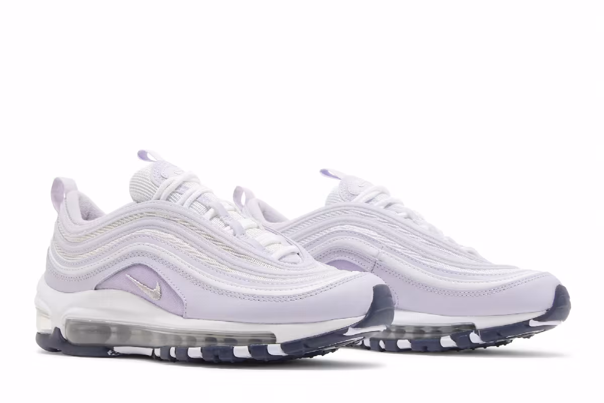 Nike Air Max 97 GS White Violet Frost, view 9