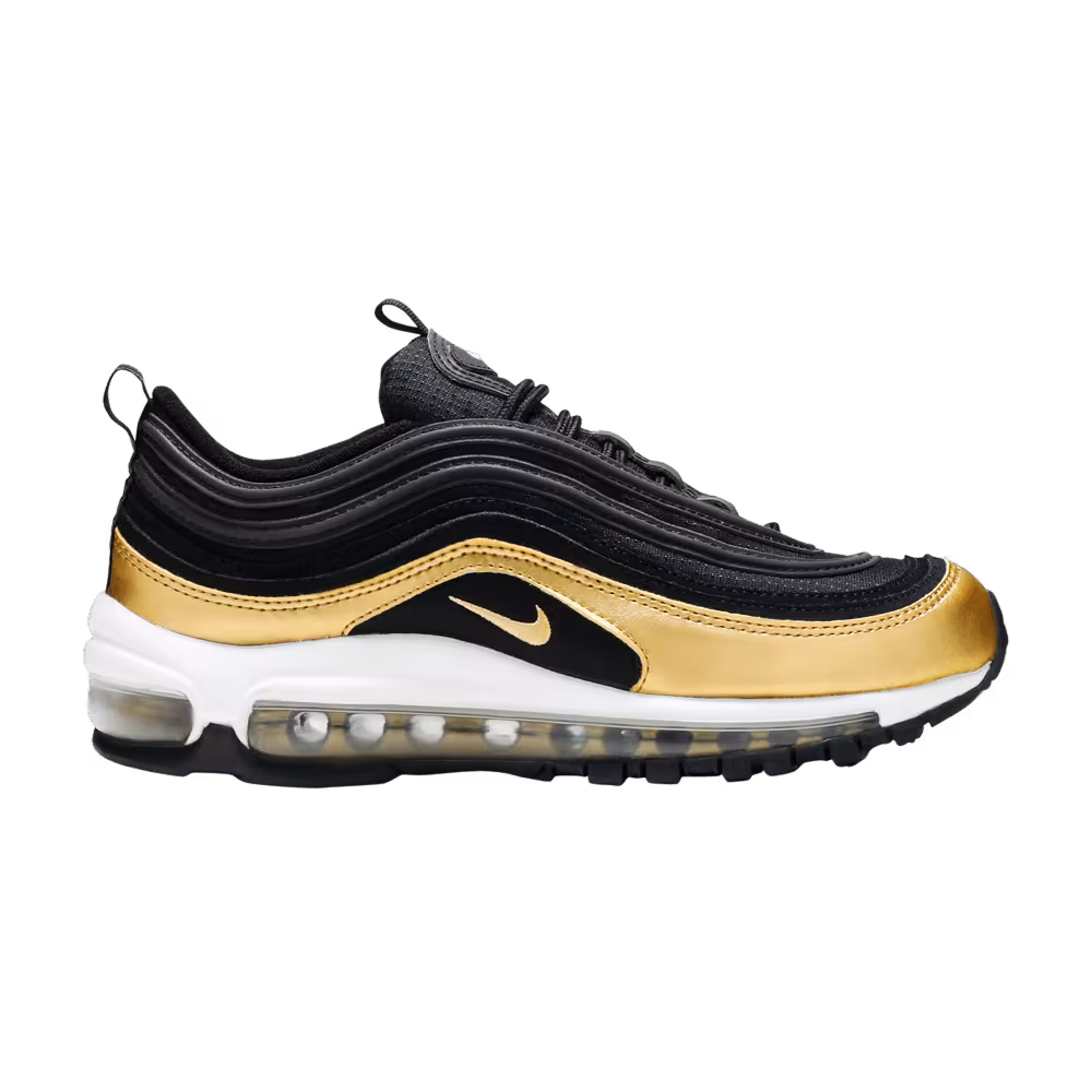Nike Air Max 97 GS Black Metallic Gold