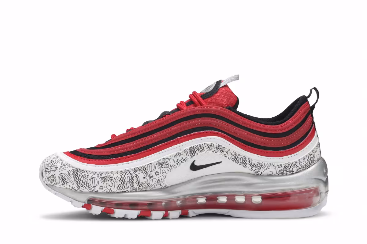 Jayson Tatum x Nike Air Max 97 GS Saint Louis Roots, view 4