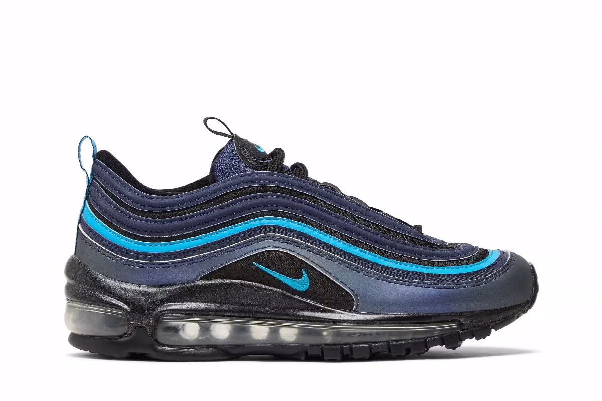 Nike Air Max 97 SE GS Blackened Blue, view 2