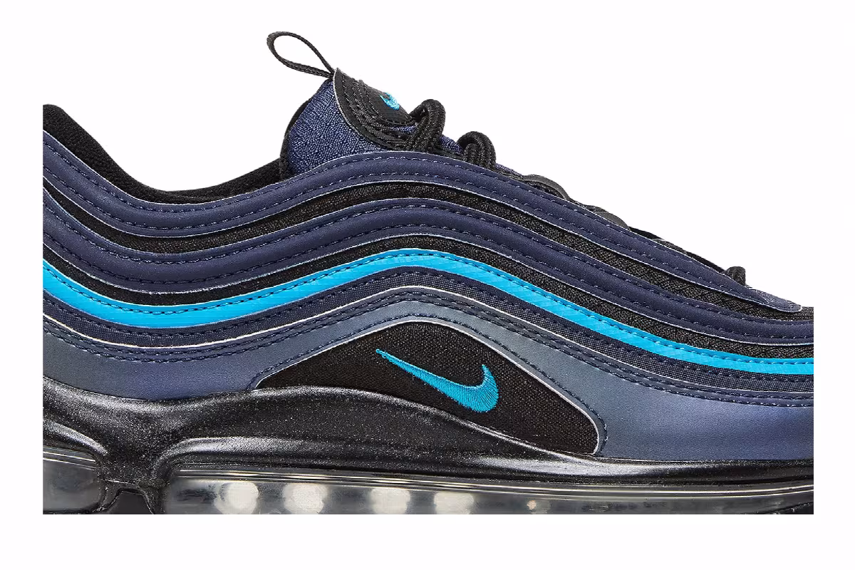 Nike Air Max 97 SE GS Blackened Blue, view 3
