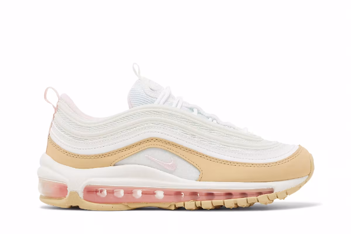 Nike Air Max 97 GS Sesame Pink Foam, view 2