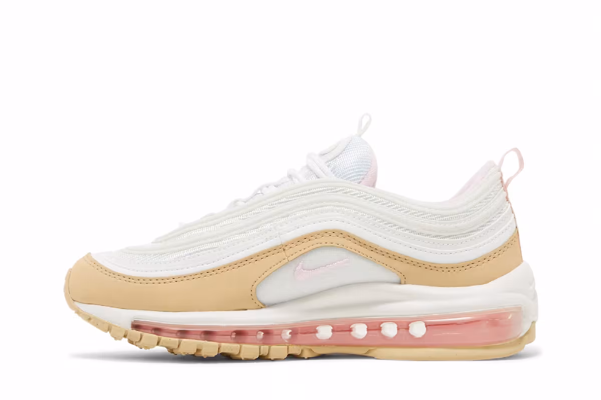 Nike Air Max 97 GS Sesame Pink Foam, view 4