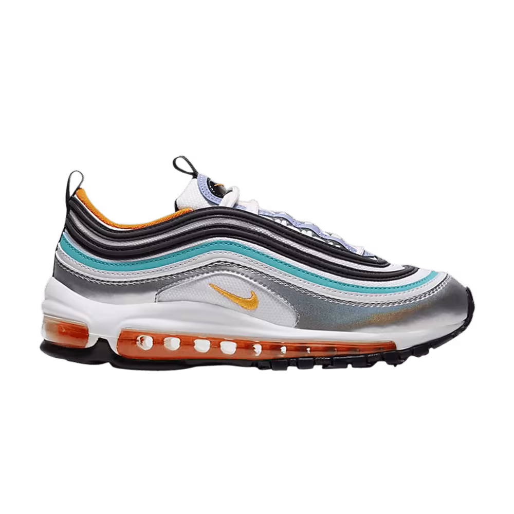 Nike Air Max 97 DTN BG Metallic Silver Orange