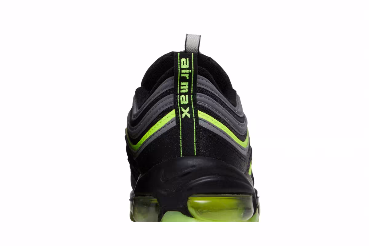 Nike Air Max 97 HZ GS Black Volt, view 8