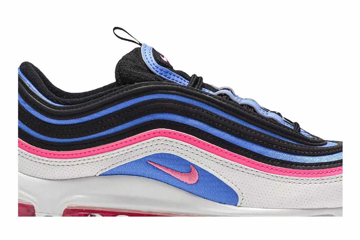 Nike Air Max 97 GS Platinum Blue Pink, view 3