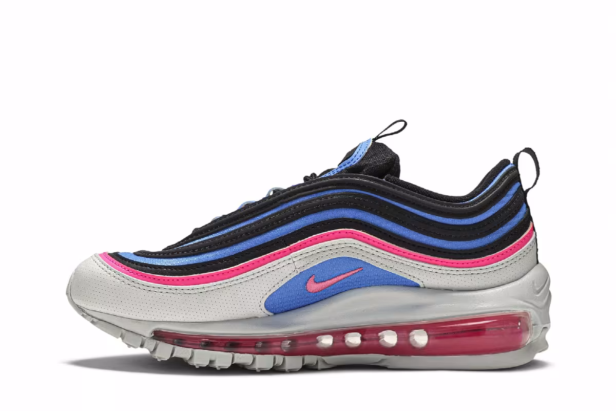Nike Air Max 97 GS Platinum Blue Pink, view 4