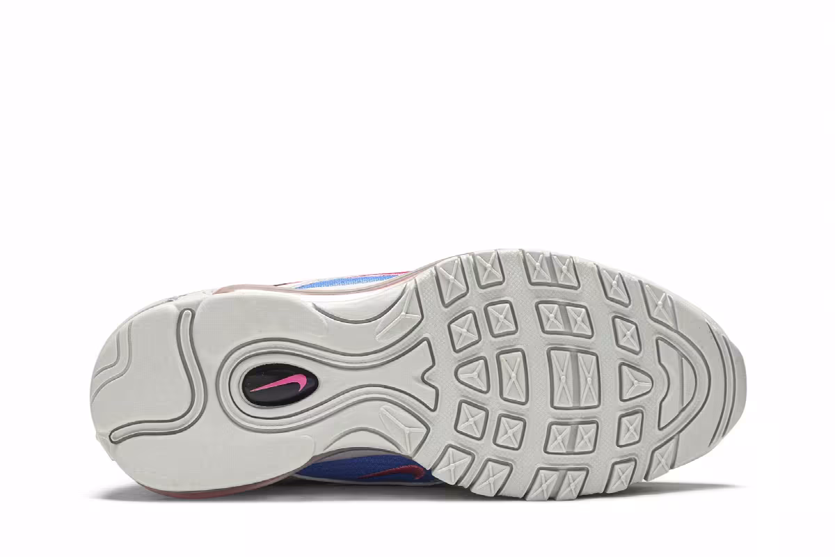 Nike Air Max 97 GS Platinum Blue Pink, view 5