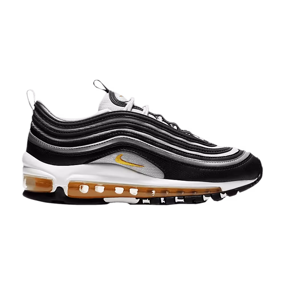 Nike Air Max 97 GS Black Amarillo Silver