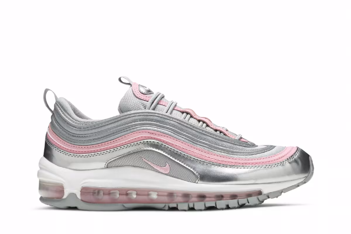Nike Air Max 97 GS Pink Silver, view 2