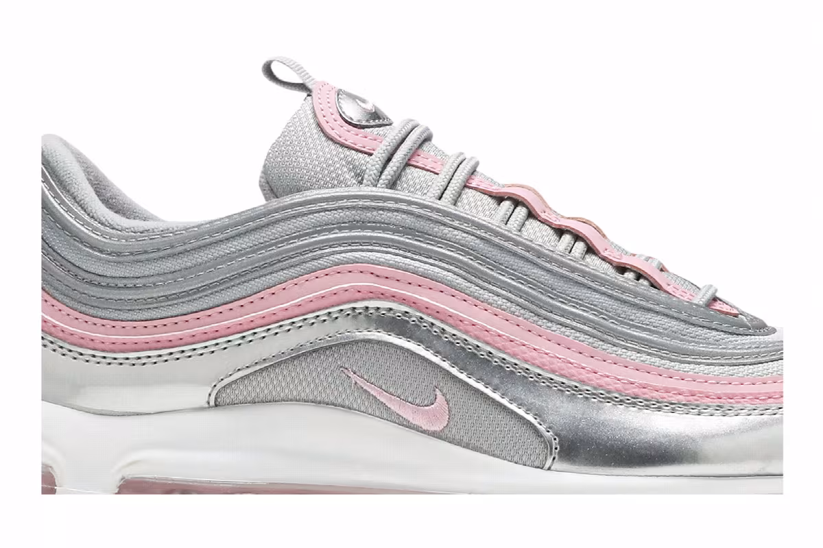 Nike Air Max 97 GS Pink Silver, view 3