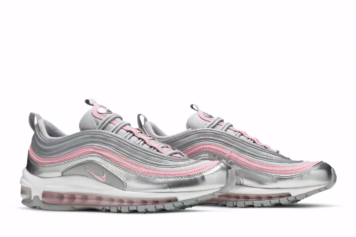 Nike Air Max 97 GS Pink Silver, view 9