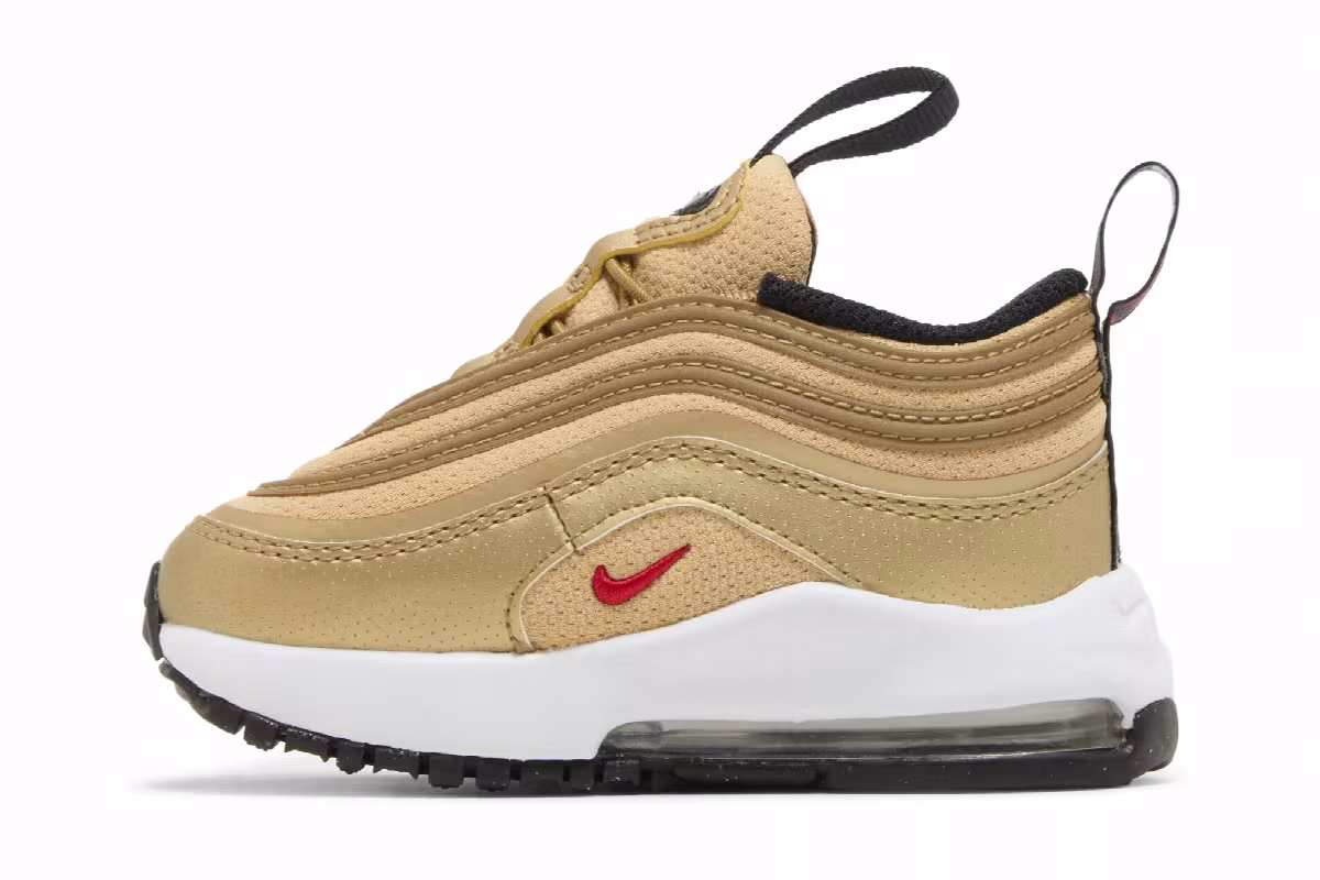 Nike Air Max 97 TD Metallic Gold 2023, view 4