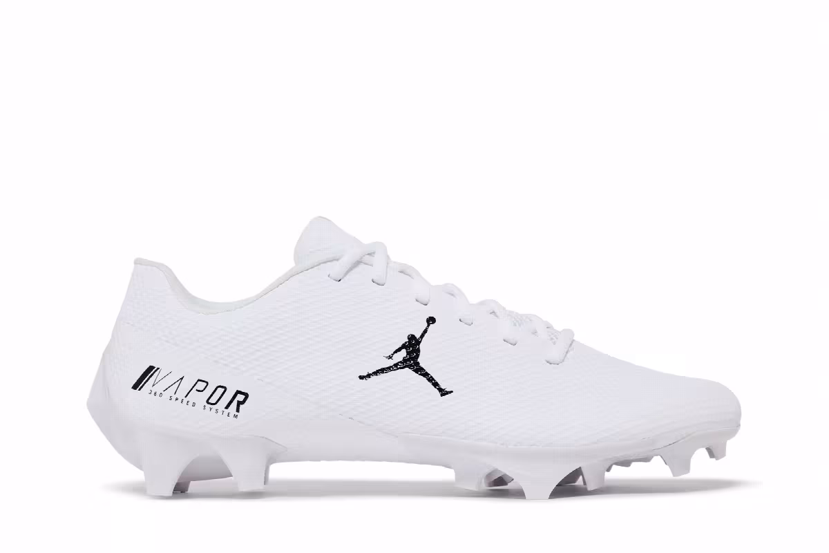 Nike Jordan Vapor Edge Speed 360 SMU White Black, view 2