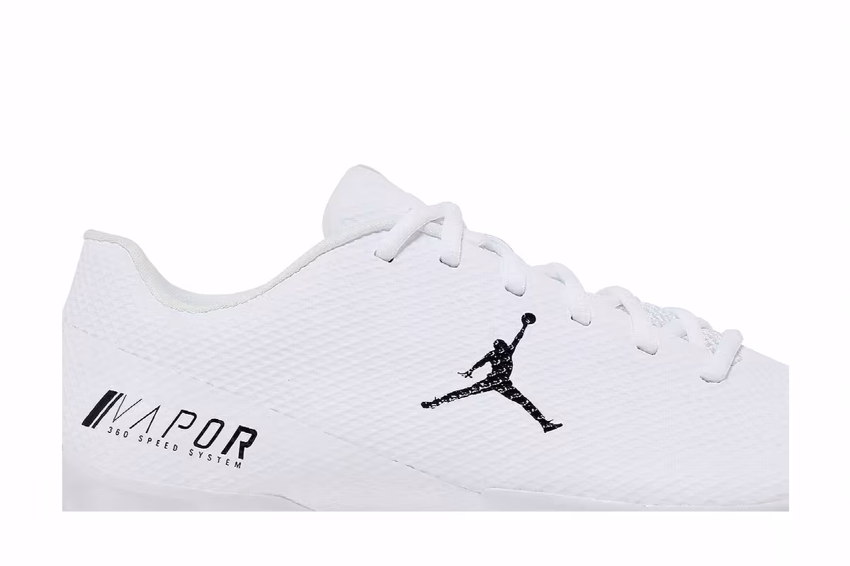 Nike Jordan Vapor Edge Speed 360 SMU White Black, view 3