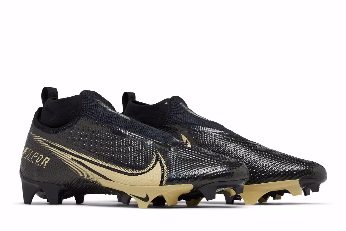 Nike Vapor Edge Pro 360 Black Metallic Gold, view 9