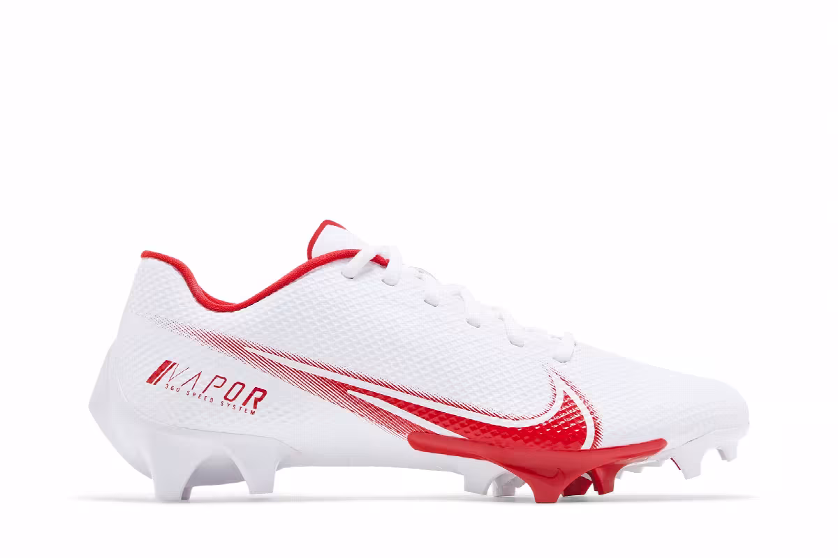 Nike Vapor Edge Speed 360 White University Red, view 2