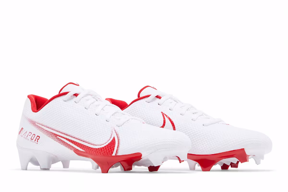 Nike Vapor Edge Speed 360 White University Red, view 9