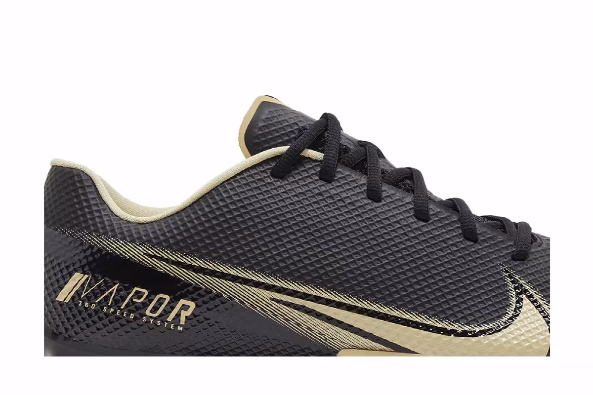 Nike Vapor Edge Speed 360 Black Vegas Gold, view 3