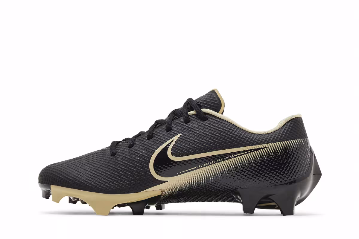 Nike Vapor Edge Speed 360 Black Vegas Gold, view 4